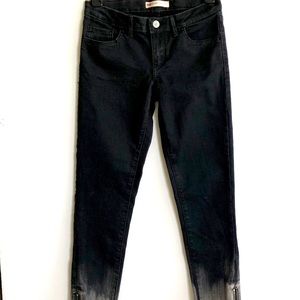 🌴LEVI’S 710 Ankle Super Skinny Black Jeans